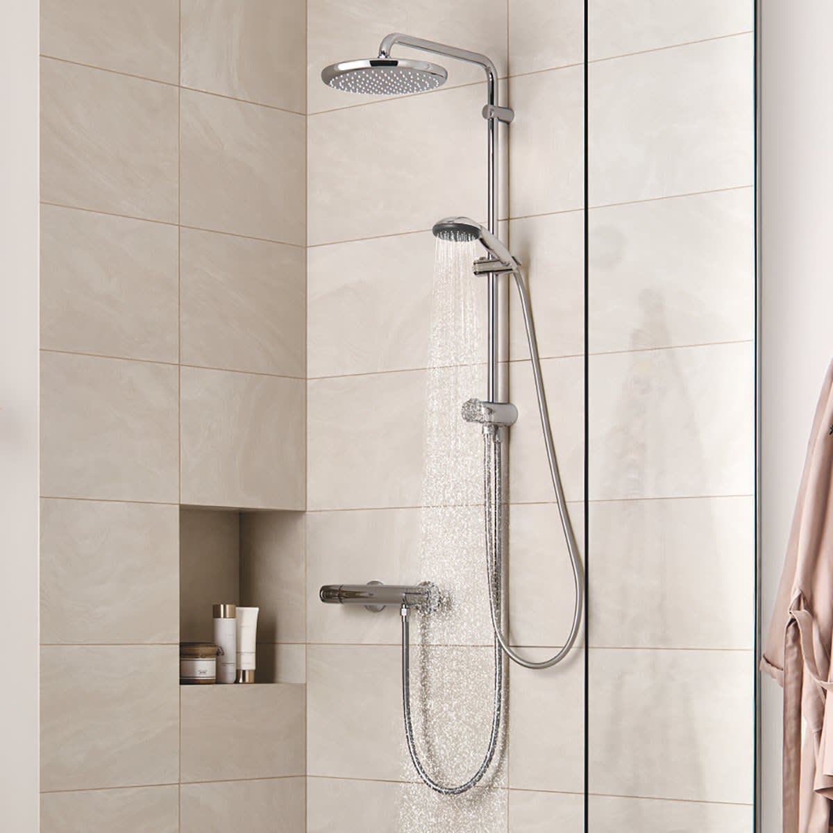 GROHE Vitalio Start System 250 Duschsystem mit Umstellung 26817000 ...