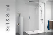 Soft & Silent Schiebetür alleinstehend