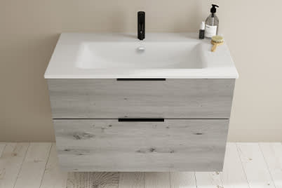 Waschtischkombinationen mit Keramik-Waschtisch