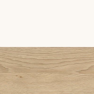 burgbad Fiumo Hochschrank 35 x 32 x 160 cm, 2 Türen, Anschlag rechts, mit Griff G0200, untere Tür mit Plissée-Struktur