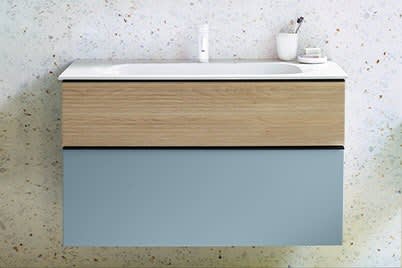 Waschtischkombinationen mit Mineralguss-Waschtisch