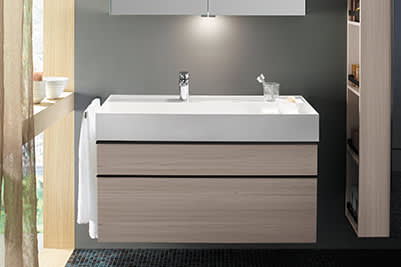 Waschtischkombinationen mit Mineralguss-Waschtisch