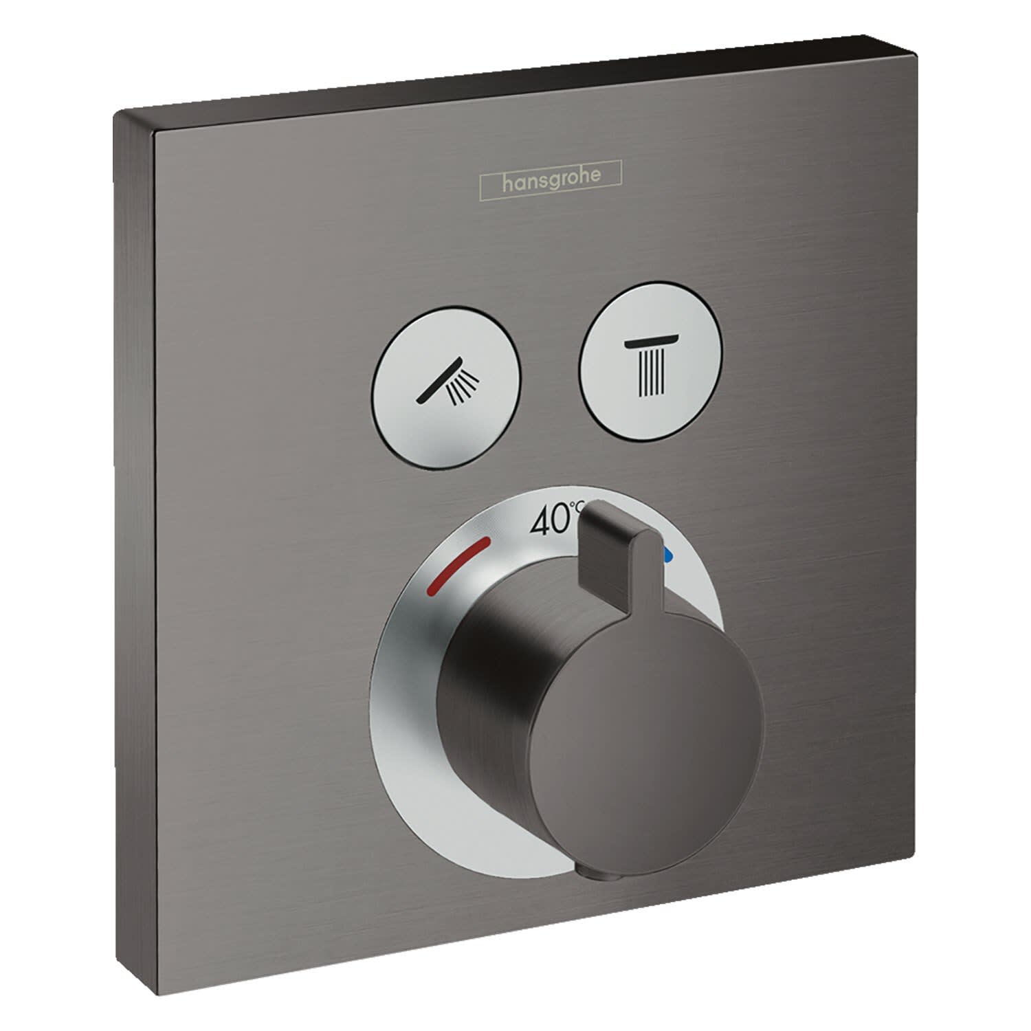 Термостат скрытого монтажа. Термостатический смеситель для душа Hansgrohe. Hansgrohe Ecostat Square 15714000. Термостат Хансгрое для душа. 15755000 Hansgrohe.