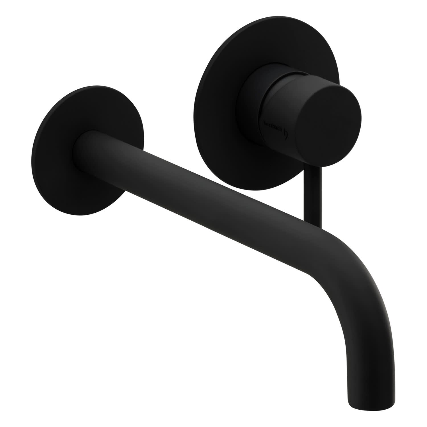 Herzbach DEEP BLACK Waschtisch-Unterputzbatterie Farbset  