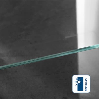 HSK Walk In Atelier Pur Glaselement bis 100 cm, mit einem schwenkbaren Seitenteil