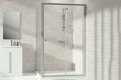 Gleittür 1-teilig mit festem Segment