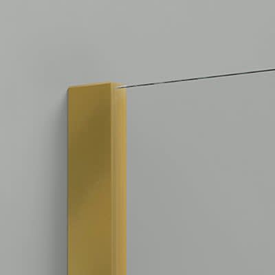 HÜPPE Classics 2 EasyEntry Gleittür 1-teilig mit Festteil links 100 x 200 cm, Glas mit Anti-Plaque