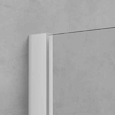 HÜPPE Classics 2 EasyEntry Seitenwand für Gleittür 100 x 200 cm, Glas mit Anti-Plaque