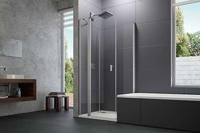 Bewegliche Seitenwände für Schwingtüren