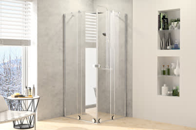 Gleittüreneckeinstig 2teilig Rechtsbefestigung