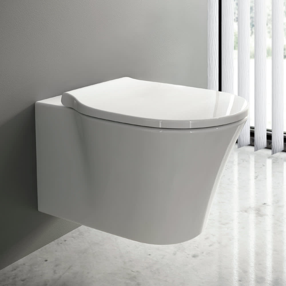 Ideal Standard Bidet Connect.Ideal Standard Connect Air Wandtiefspul Wc Aquablade E005401 Megabad