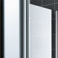 Kermi Liga Pendeltür für Duschwanne 1-flügelig 100 cm, Anschlag rechts