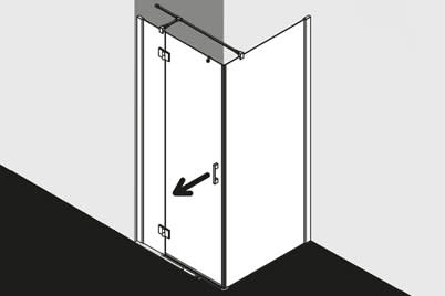 Schwingtür mit Festfeld