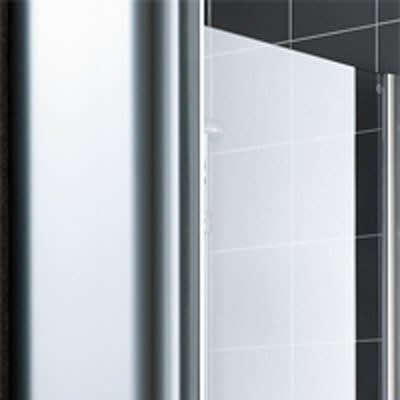 Kermi Pega Eckeinstieg Pendelt&uuml;r mit Festfeld 90 x 200 cm , Halbteil rechts