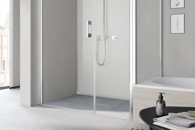 Pendeltür 1-flügelig und Festfeld Modell PE 1OR/L