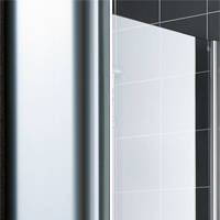 Kermi Raya Pendeltür 1-flügelig 100 cm, Anschlag links für Nische und Kombination verschlussseitig