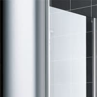 Kermi Ibiza 2000 Seitenwand geteilt beweglich 80 x 200 cm