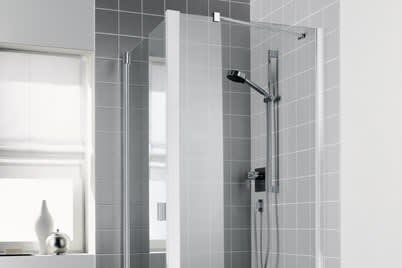 Seitenwand für Ecke und U-Kabine, starr