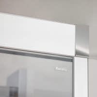 Koralle S600Plus Schiebetür mit Trennwand rechts Type DSTD2 120 R, 120 x 90 cm