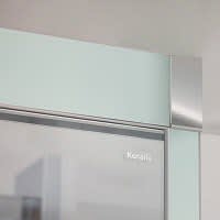 Koralle S600Plus Eckdusche Type EDS2 Sonderanfertigung bis möglich 152 cm, Seitenteil rechts