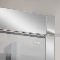 Koralle S600Plus Schiebetür mit Trennwand rechts Type DSTD2 160 R, 160 x 90 cm