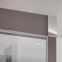 Koralle S600Plus Schiebetür mit Trennwand links Type DSTD2 120 L, 90 x 120 cm