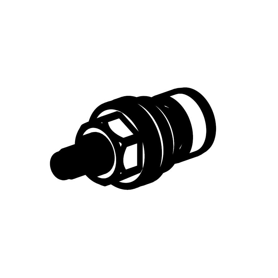 KWC Keramik Oberteil 1/2" Rechtsschließend Ohne Griff - Z.501.297