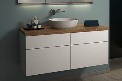 Waschtischunterbauten mit Konsole