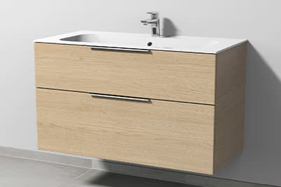 Finion Keramik Waschtische mit Unterschränken