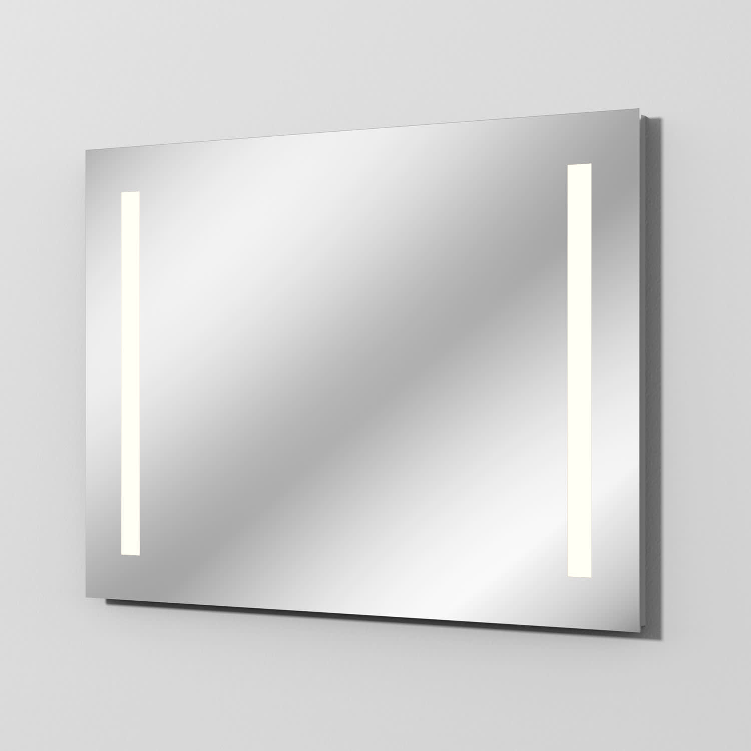 Sanipa Reflection Badspiegel LUCY 80 mit warmweißem LED-Beleuchtung und den Maßen 80 x 60 cm