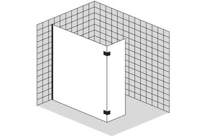 Walk-In mit Festteil