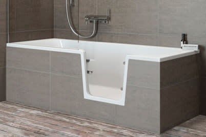 Badewannen easy entry mit Tür und Styrodurverkleidung