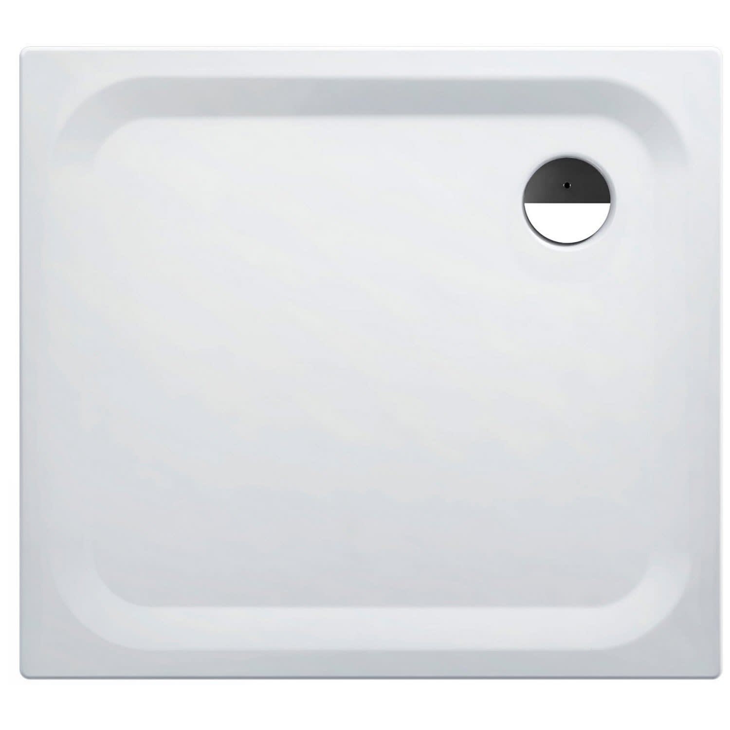 Steel Plan StahlDuschwanne superflach 100 x 90 x 2,5 cm STDW215030 MEGABAD