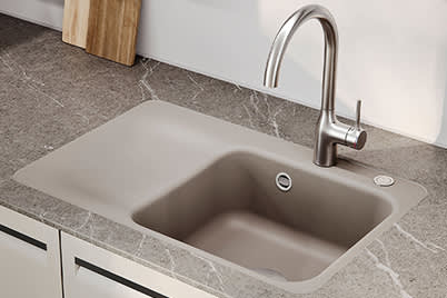 Keramikspülen für flächenbündigen Einbau