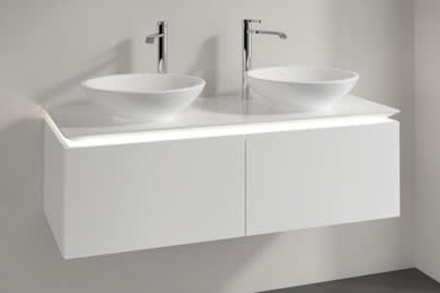 Waschtischunterschränke mit LED-Beleuchtung