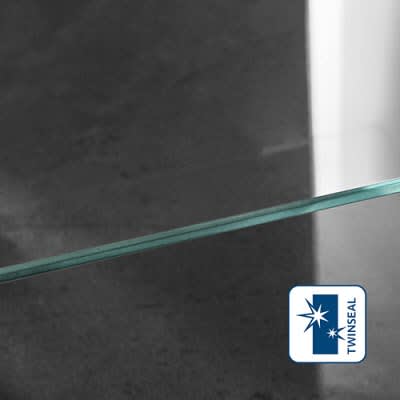 HSK Solida Eckeinstieg 4-teilig bodenfrei 100 x 100 cm mit Magnetgleiter