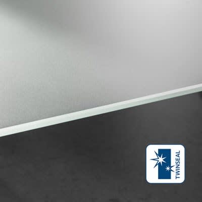 HSK Walk In Atelier Plan Schiebetür, 2-teilig, 100 cm, Festelement rechts