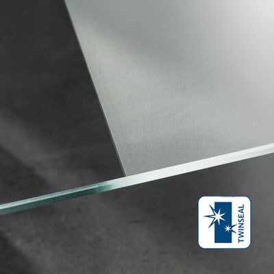 HSK Walk In Atelier Plan Schiebetür, 2-teilig, 160 cm, Festelement links