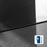 HSK Walk-In Easy 2 Frontelement 90 cm mit schwenkbaren Seitenteil, Anschlag links