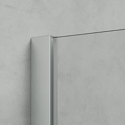 H&Uuml;PPE Design pure Badewannenabtrennung 1-teilig B: 75 H: 150 cm, Glas ohne Anti-Plaque