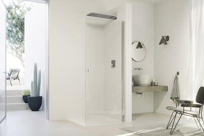 Schwingtür für Nische und Seitenwand