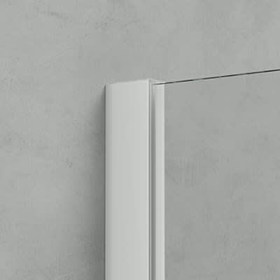 HÜPPE Select+ Walk-In Seitenwand alleinstehend 6 mm, 120 x 200 cm, mit Querbügel und Handtuchhalter