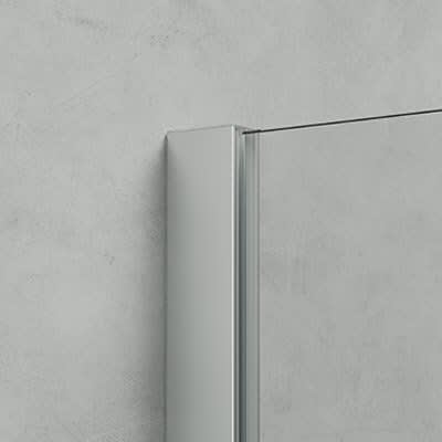 HÜPPE Select+ Walk-In Seitenwand alleinstehend 6 mm, Sondermaß bis 110 cm Breite, mit Stabilisator