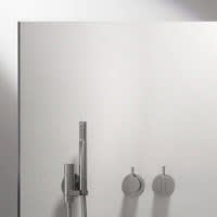 H&Uuml;PPE Xtensa pure Badewannenabtrennung 120 cm, Linksbefestigung und Komfortgriff Xtensa