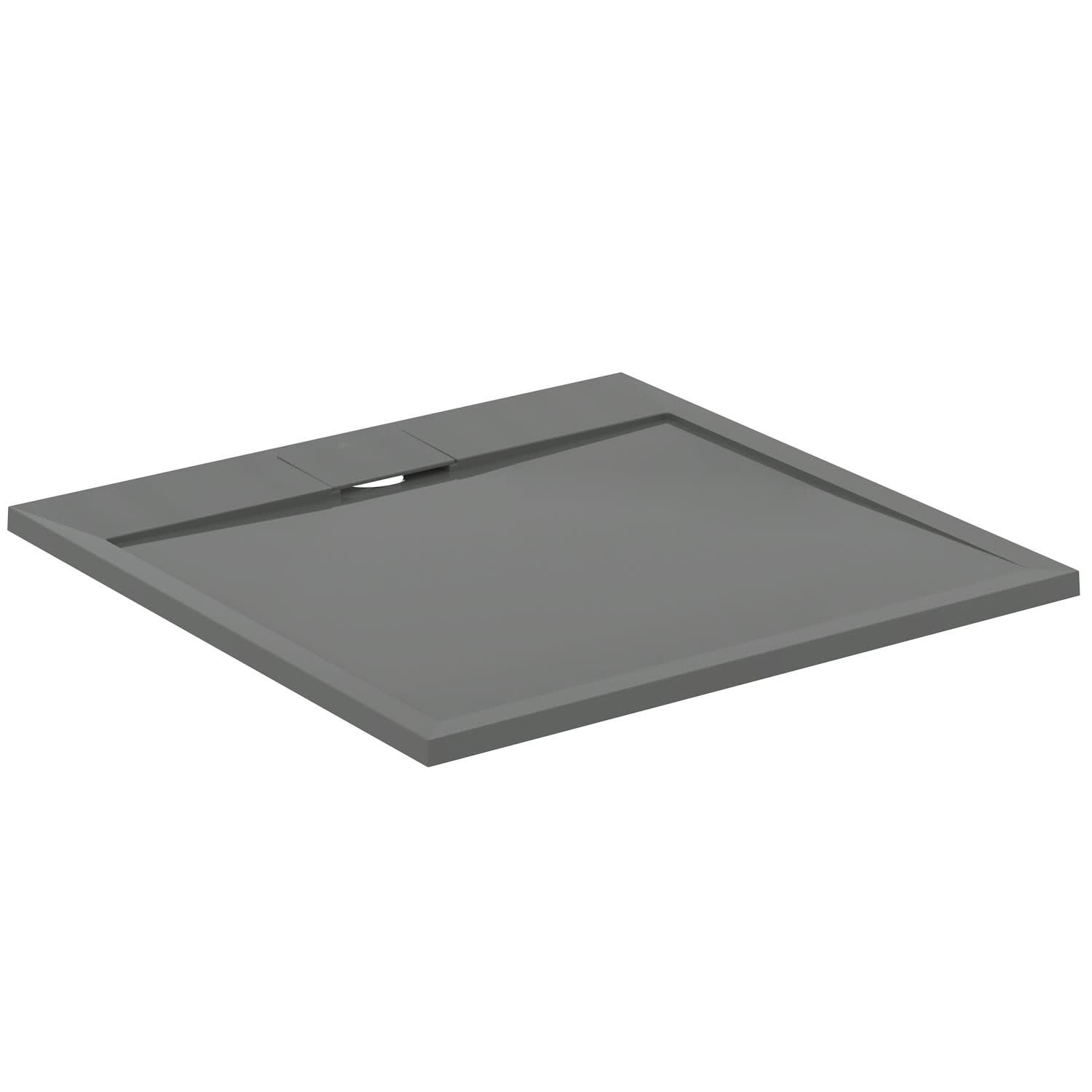 Ideal Standard Ultra Flat S I.life Duschwanne 80x80 Cm - Quadratisch, Rutschfest, Betongrau