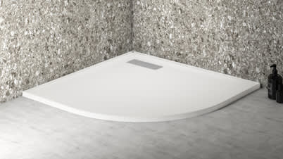 Viertelkreis-Duschwannen