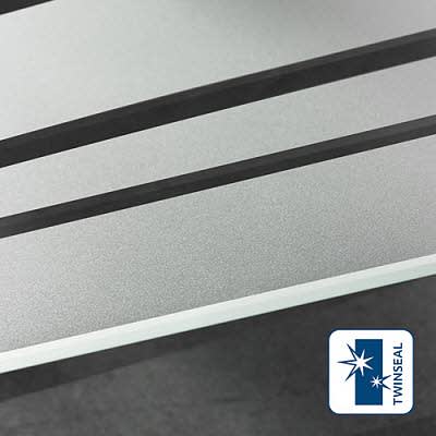 HSK Aperto Pro Pendeltür 3-teilig für Raumnische 140 cm, Anschlag links