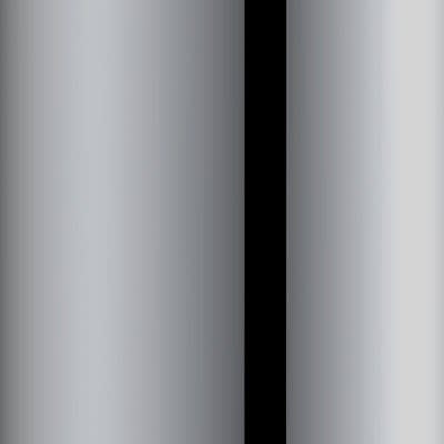 Puris c!puro Hochschrankregal 30 cm mit 5 F&auml;chern, Frontblende chrom