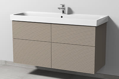 ProSmart Keramik Waschtische mit Waschtischunterschrank