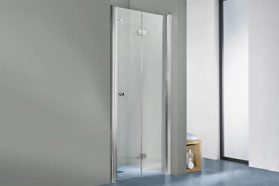 Drehfalttür in Nische